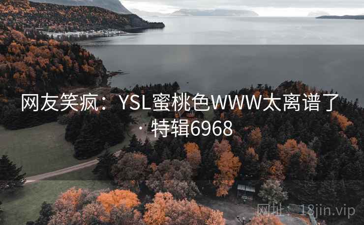 网友笑疯：YSL蜜桃色WWW太离谱了 · 特辑6968