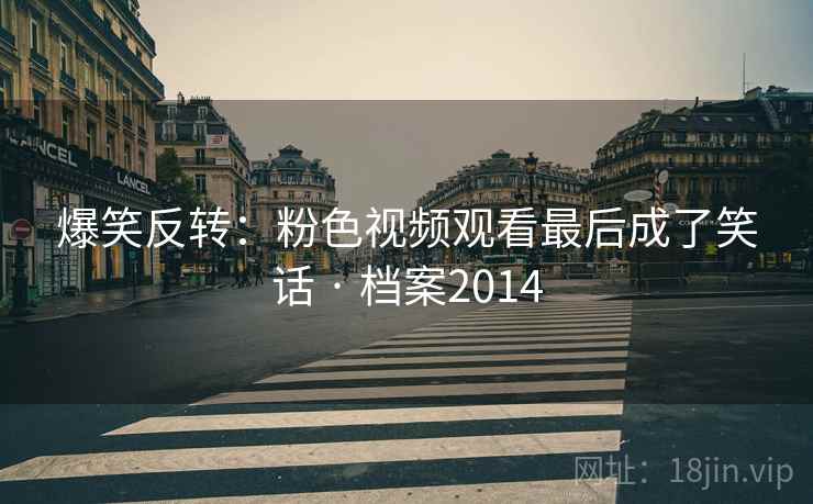 爆笑反转：粉色视频观看最后成了笑话 · 档案2014